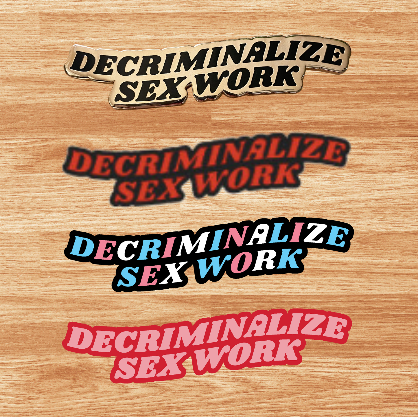 Decriminalize SW Enamel Pin