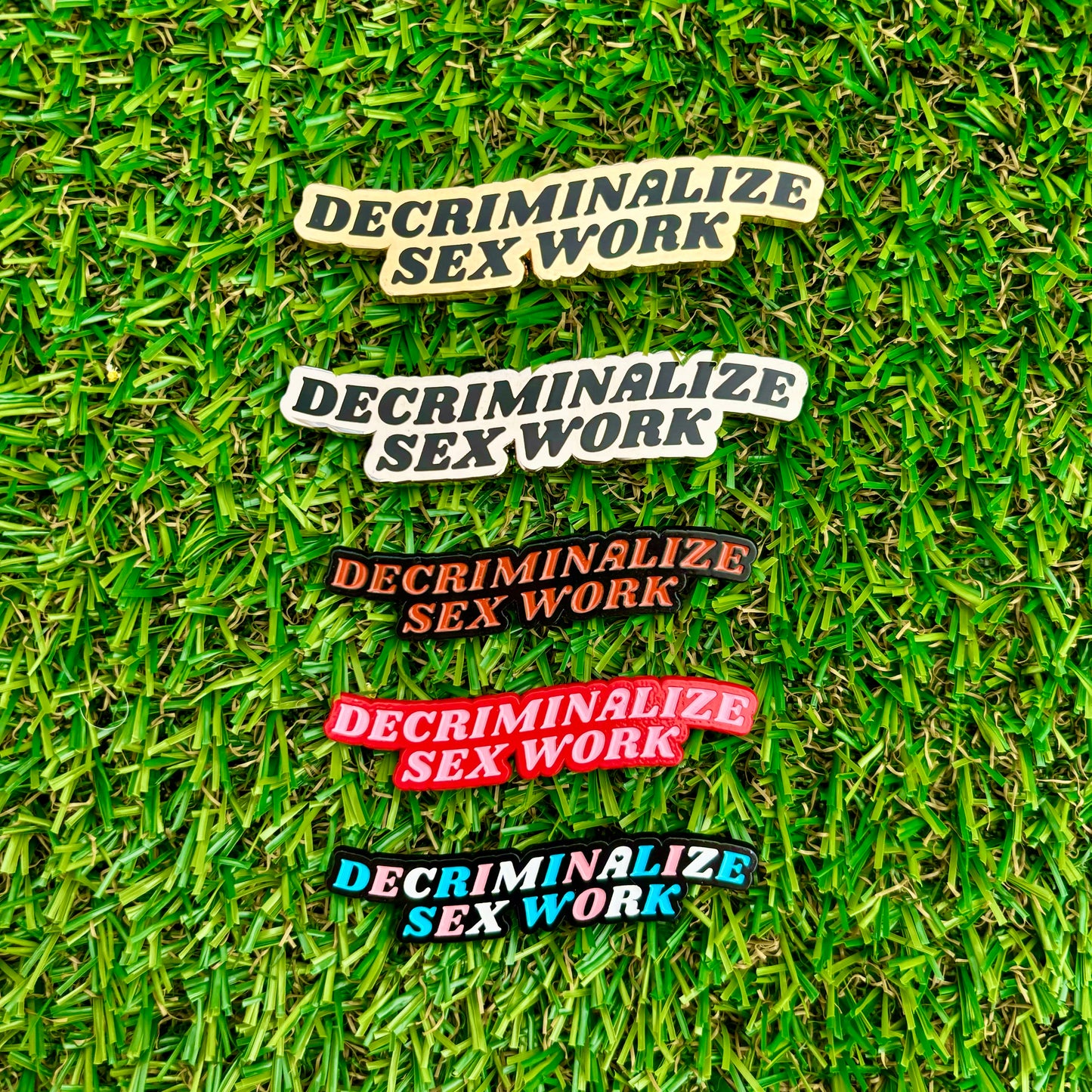 Decriminalize SW Enamel Pin