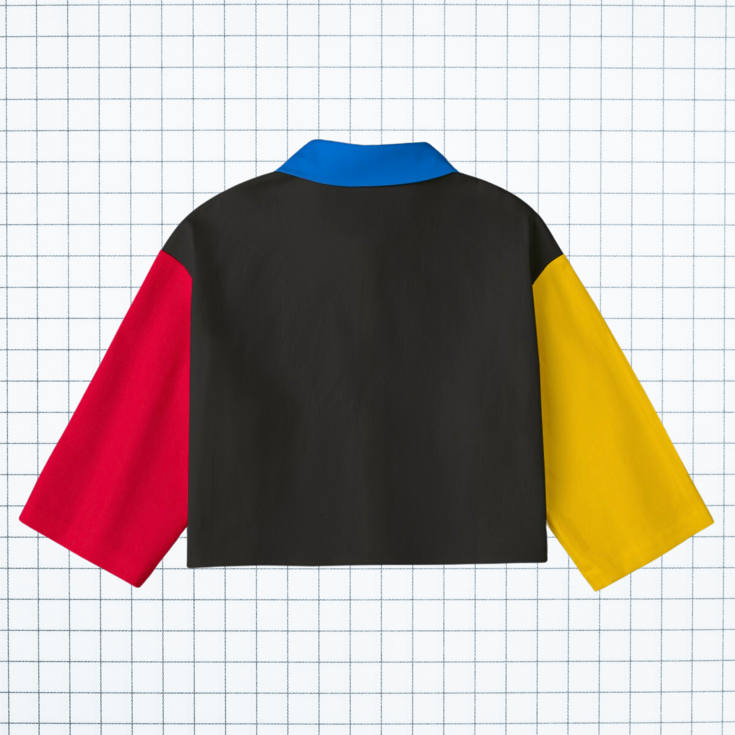 Colorblock Boxy Crop Jacket