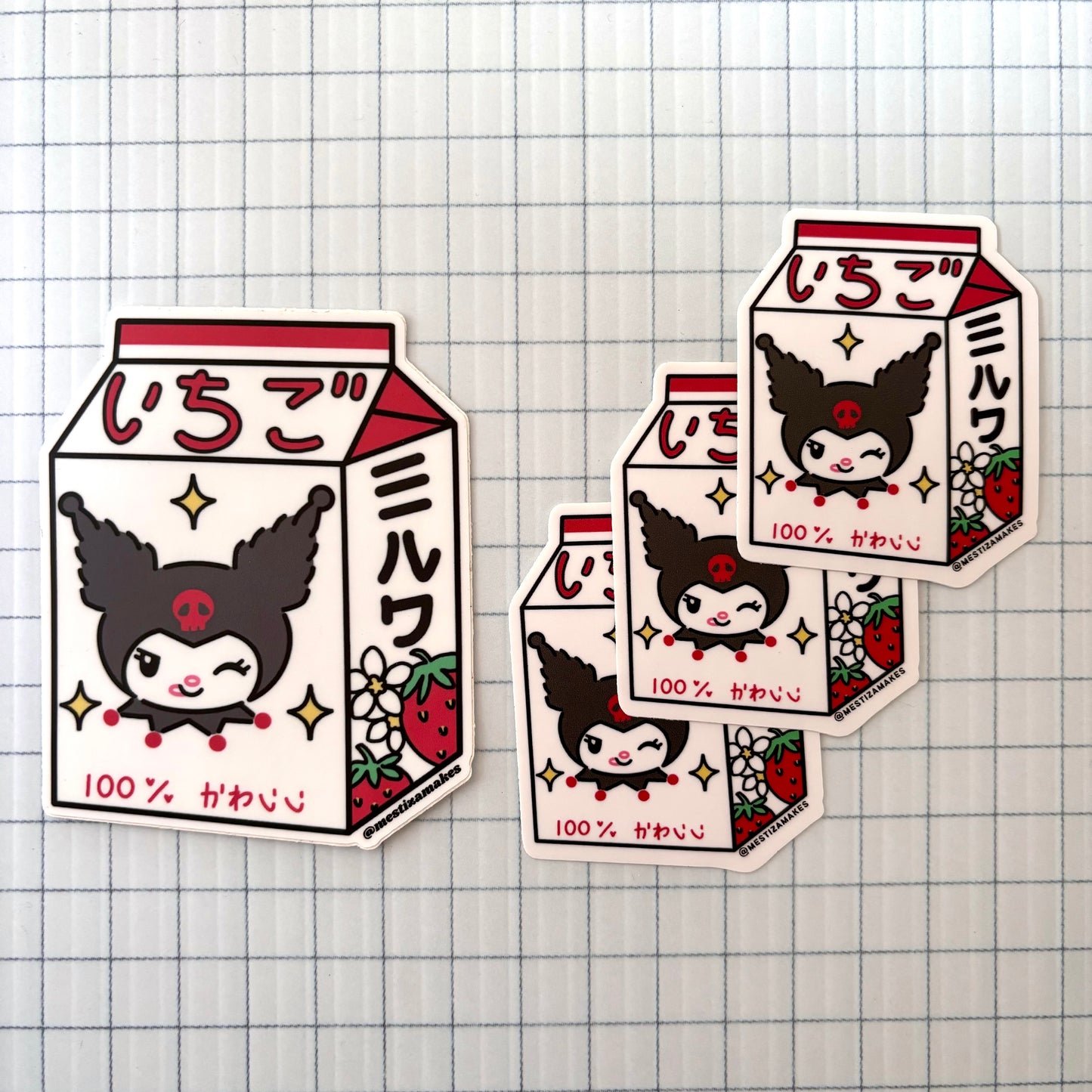 Rabbit Jester Ichigo Milk Sticker