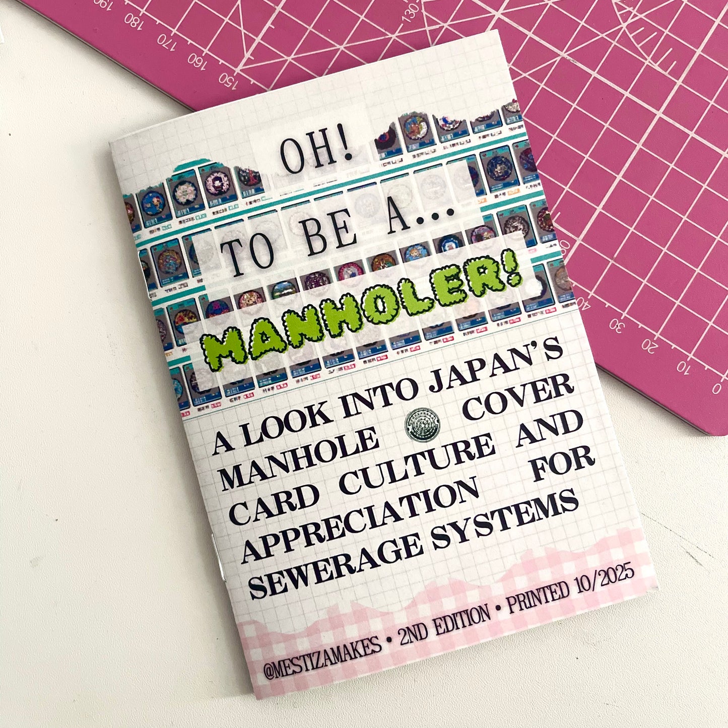 Manhole Cover Zine + Buttons