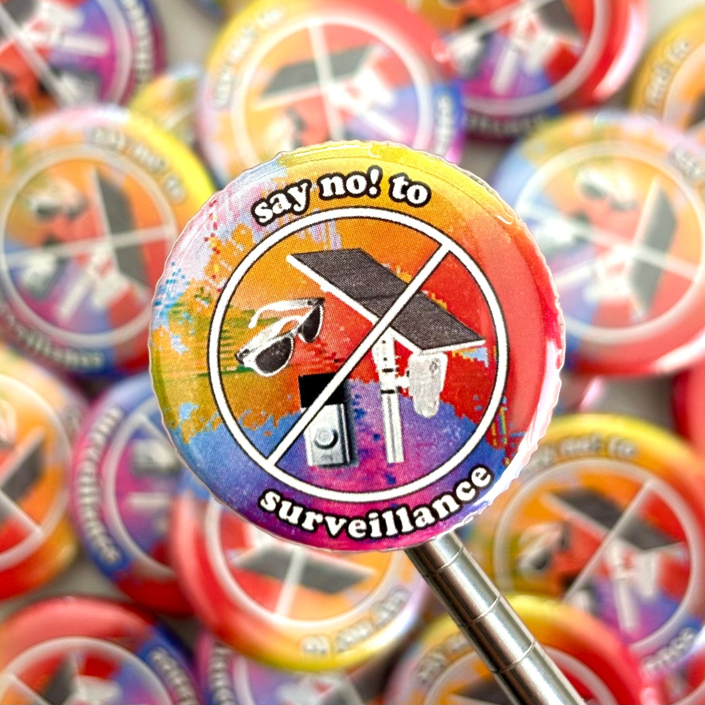 Anti-Surveillance Buttons