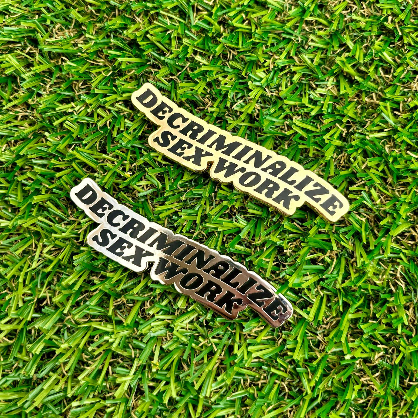 Decriminalize SW Enamel Pin
