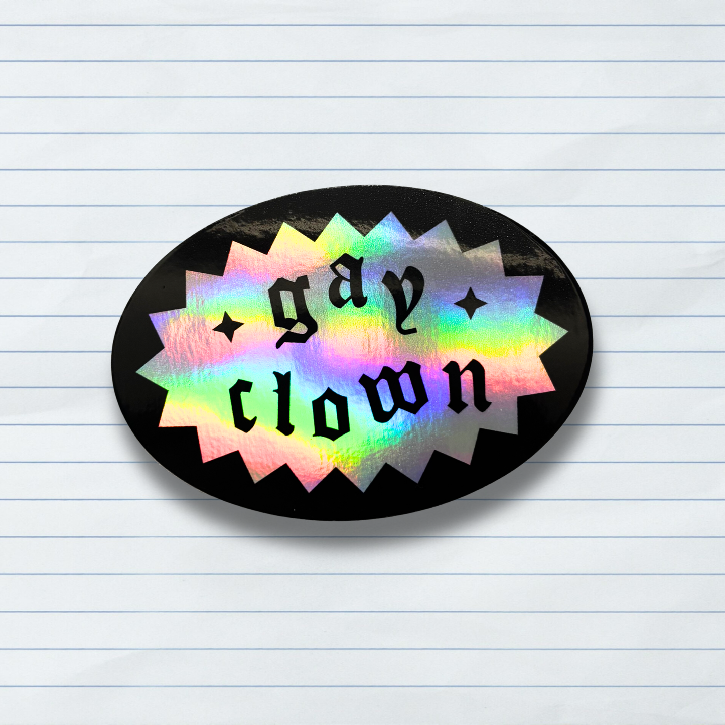 Gay Clown Sticker