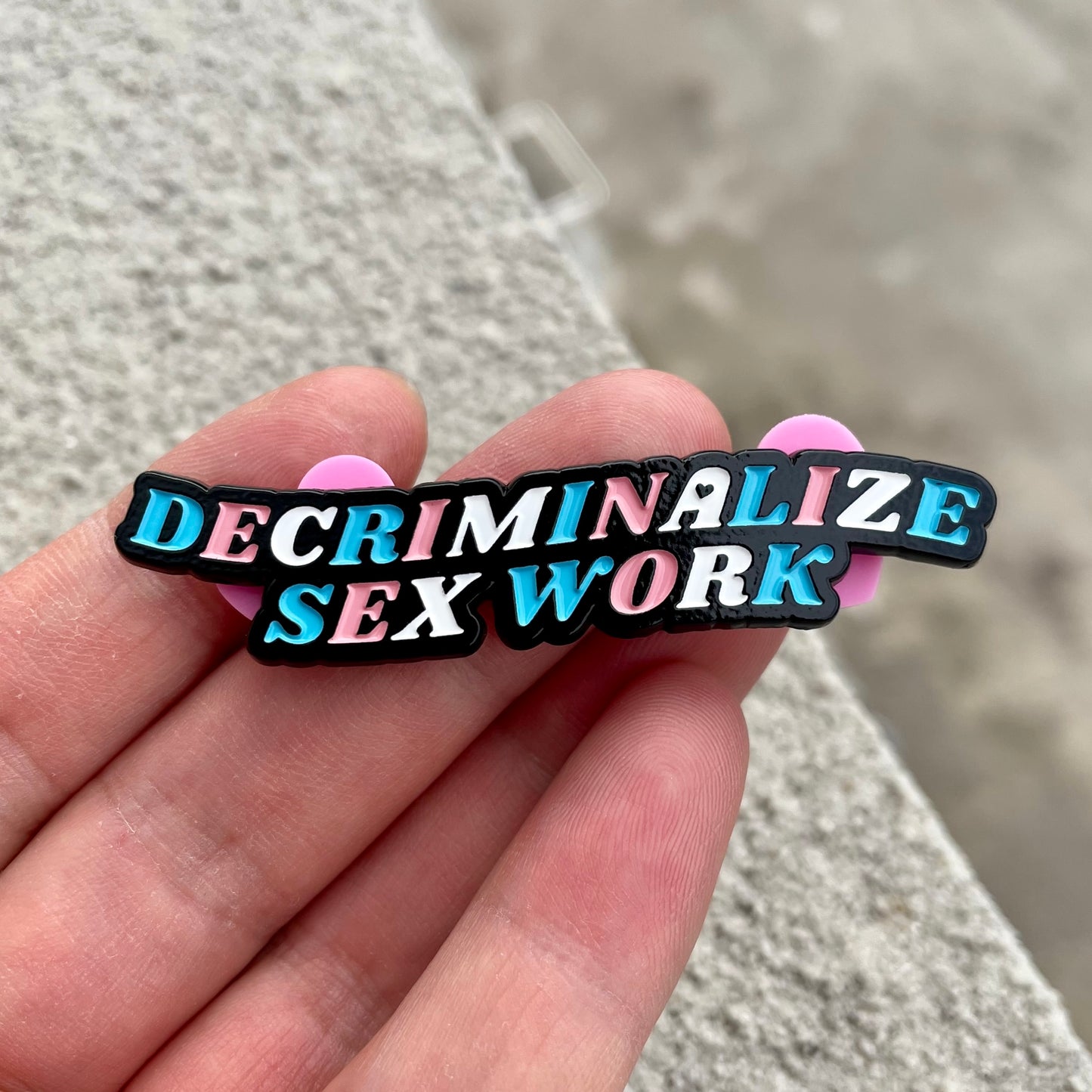 Decriminalize SW Enamel Pin