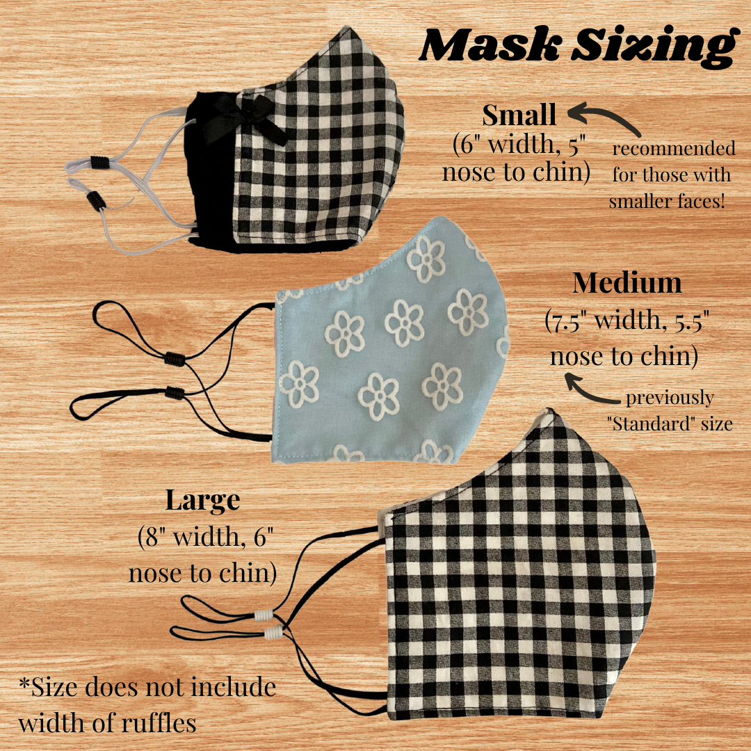 Custom Split Heart Fashion Face Mask