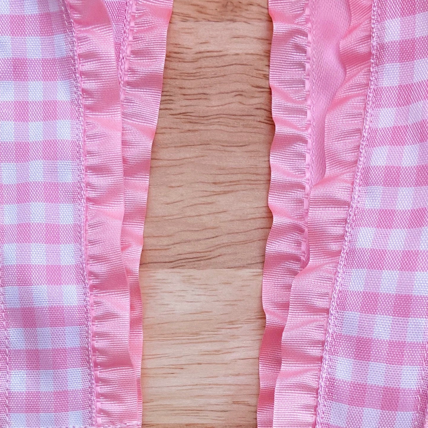 Pink and White Gingham Roller Skate Leash