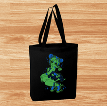 Load image into Gallery viewer, Spider Girl Skating Tote Bag
