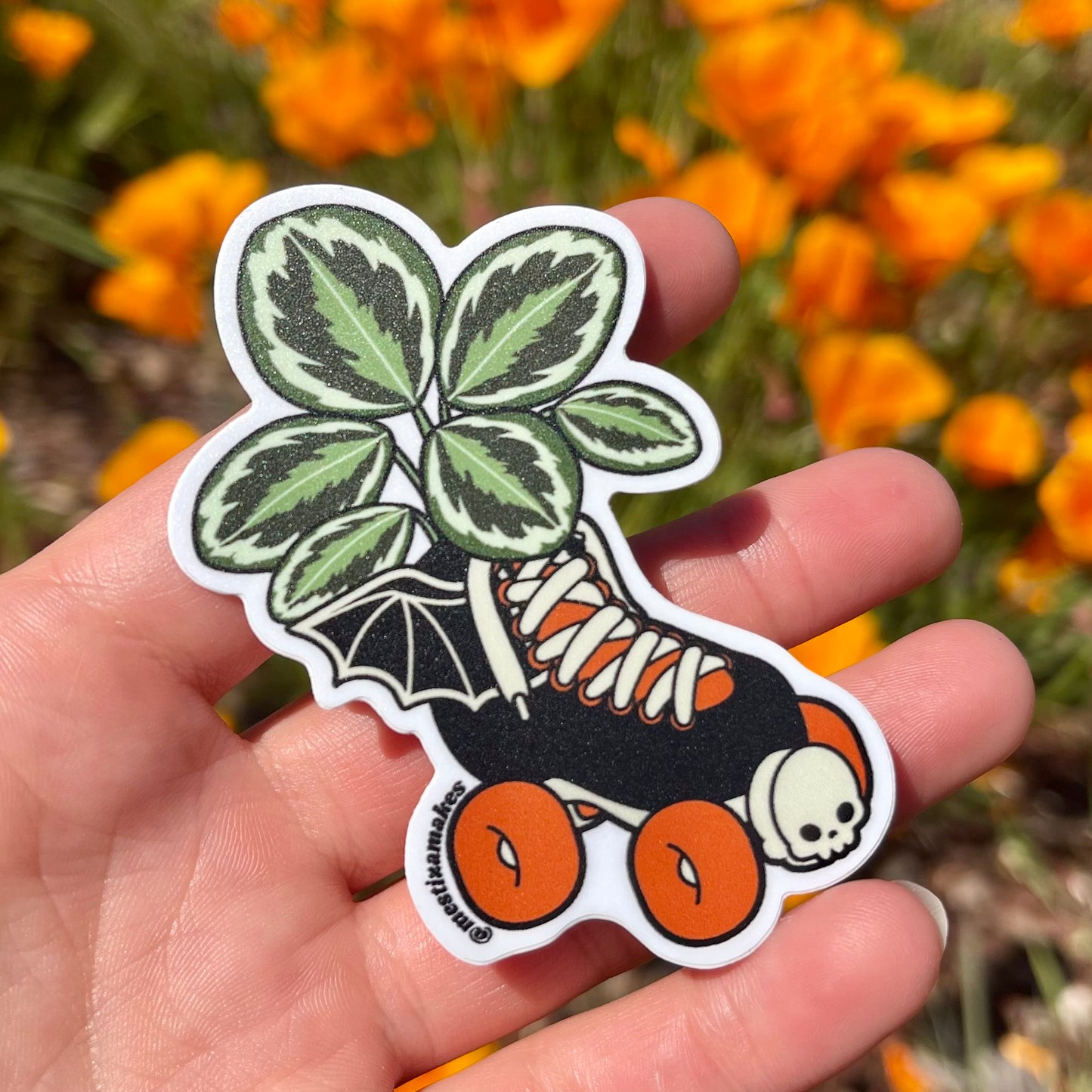 Plant Skate Sticker
