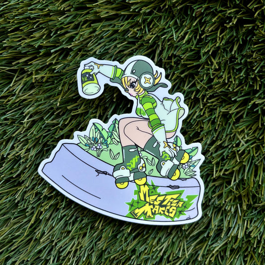 Graffiti Skater Sticker