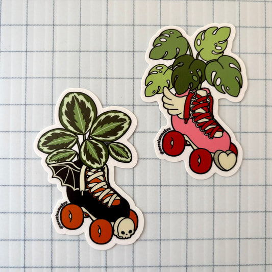 Plant Skate Sticker