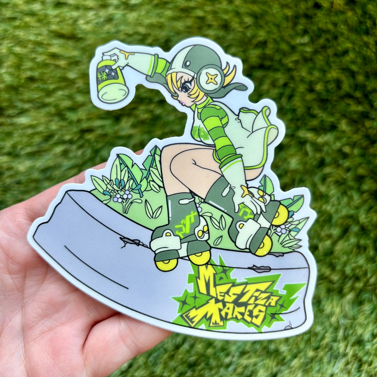 Graffiti Skater Sticker