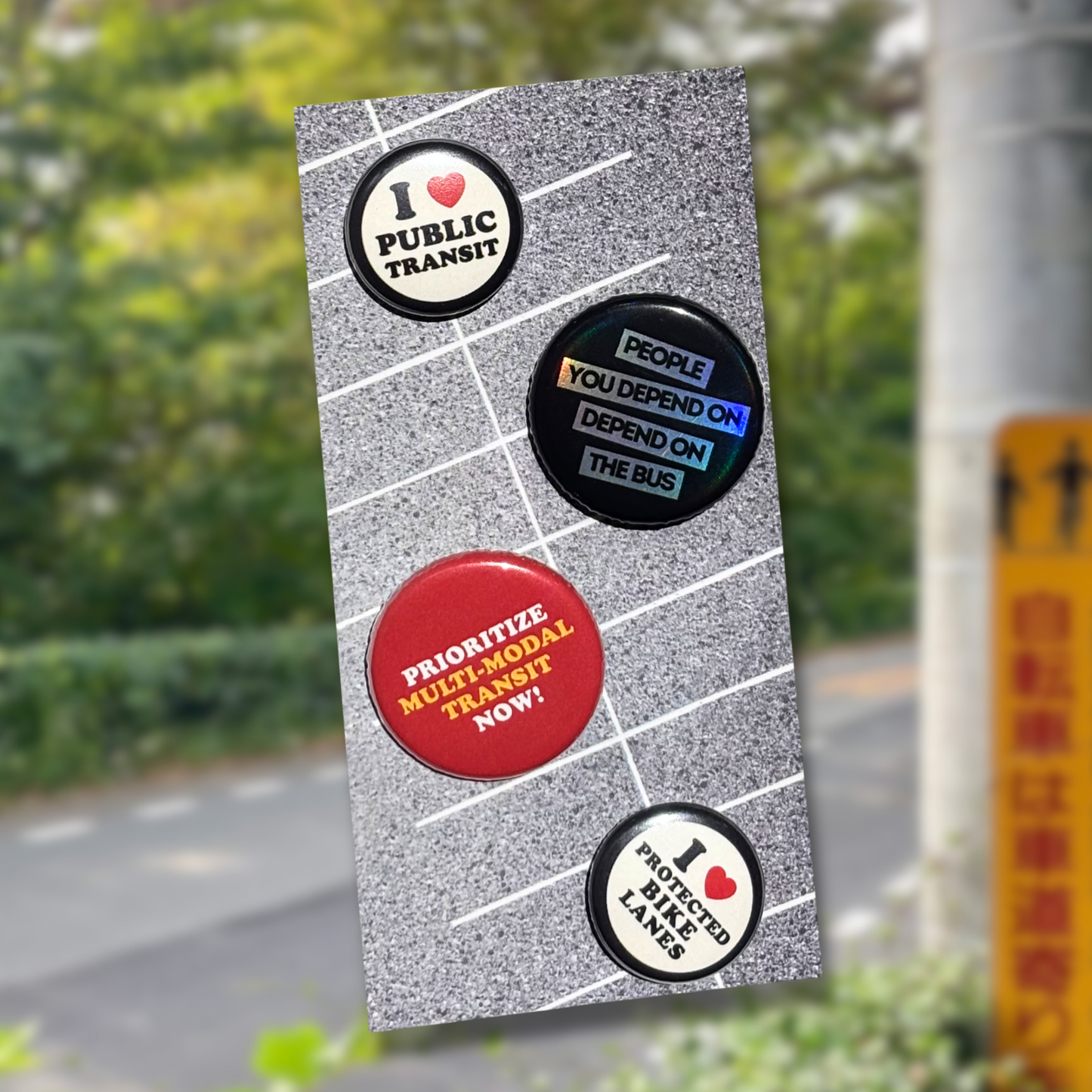 Public Transit / Urbanism Buttons