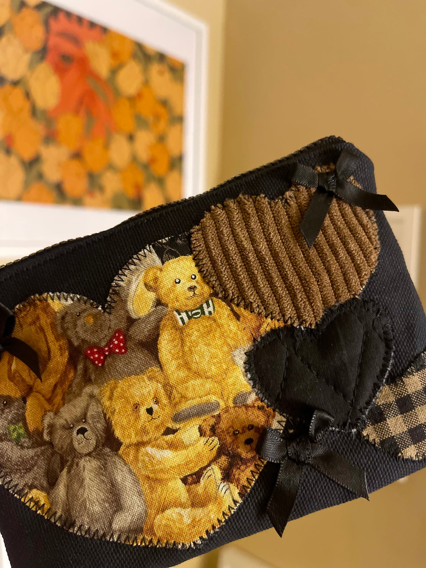 OOAK Bear Pouch