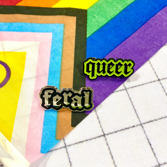 Queer Enamel Pin