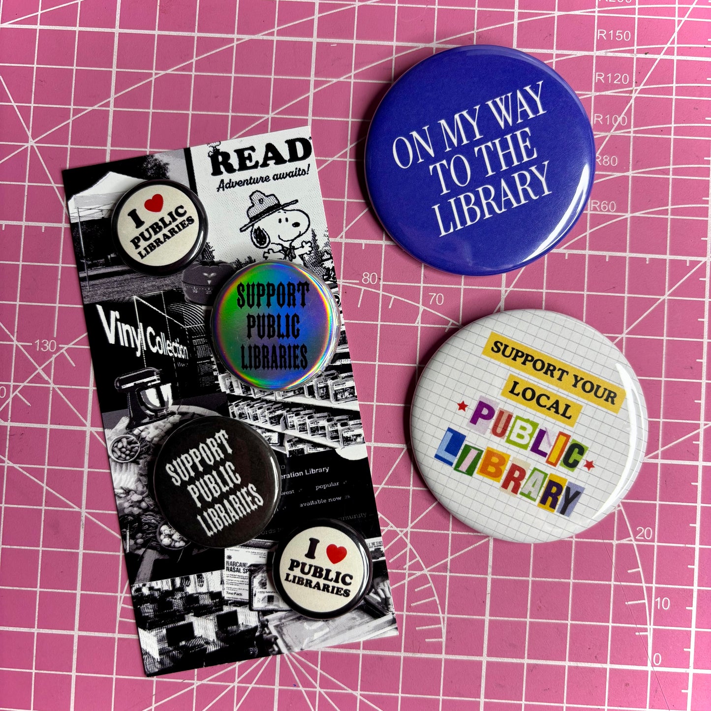 Support Your Public Library Buttons