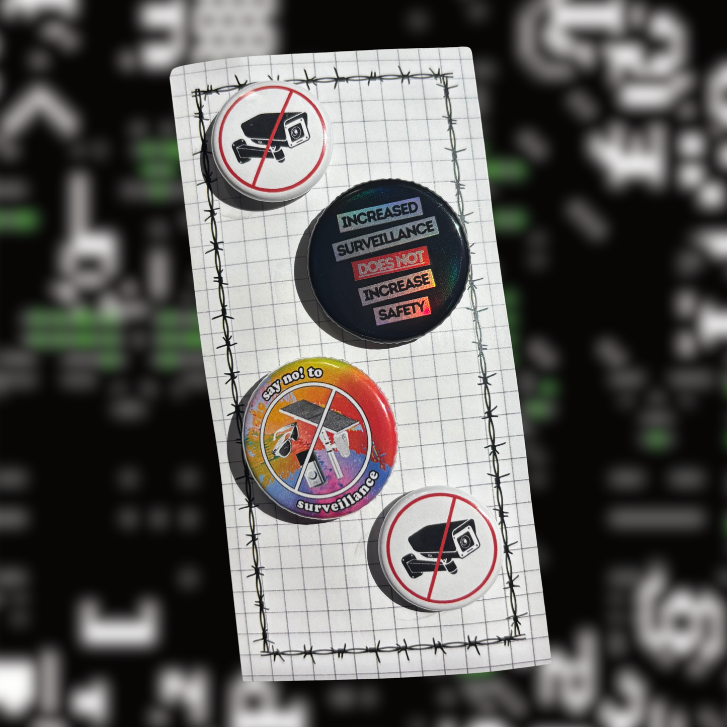 Anti-Surveillance Buttons