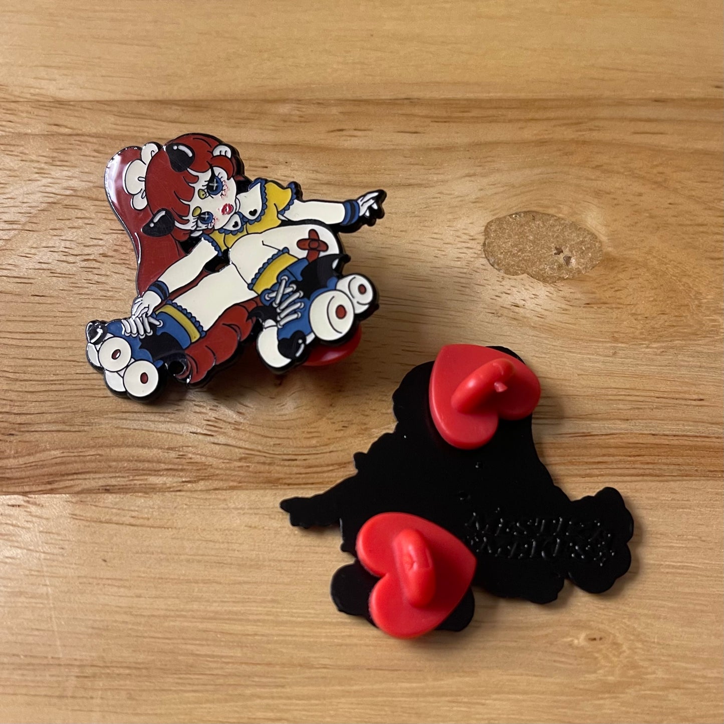 Skating Succubus Pin