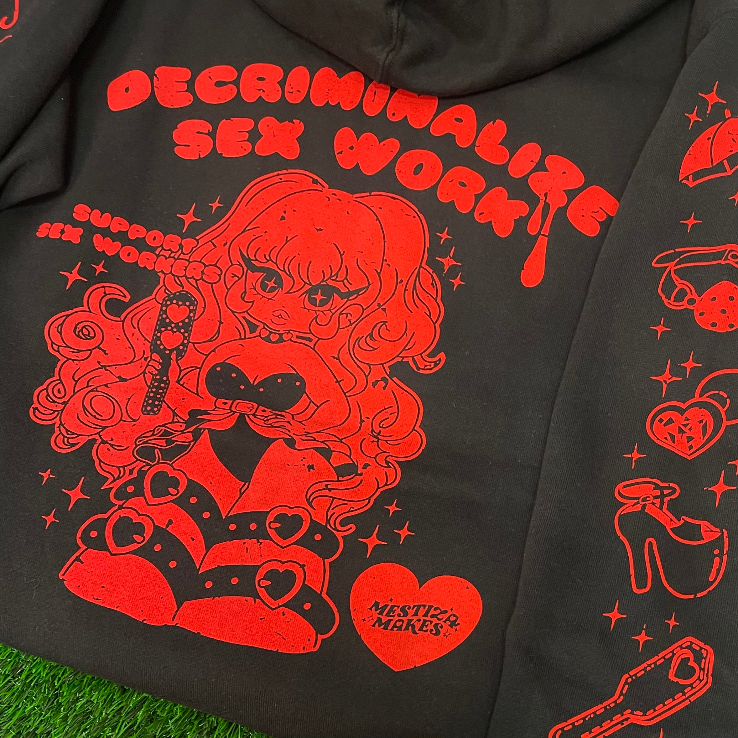 Decriminalize SW Zip-Up Hoodie – Mestiza Makes
