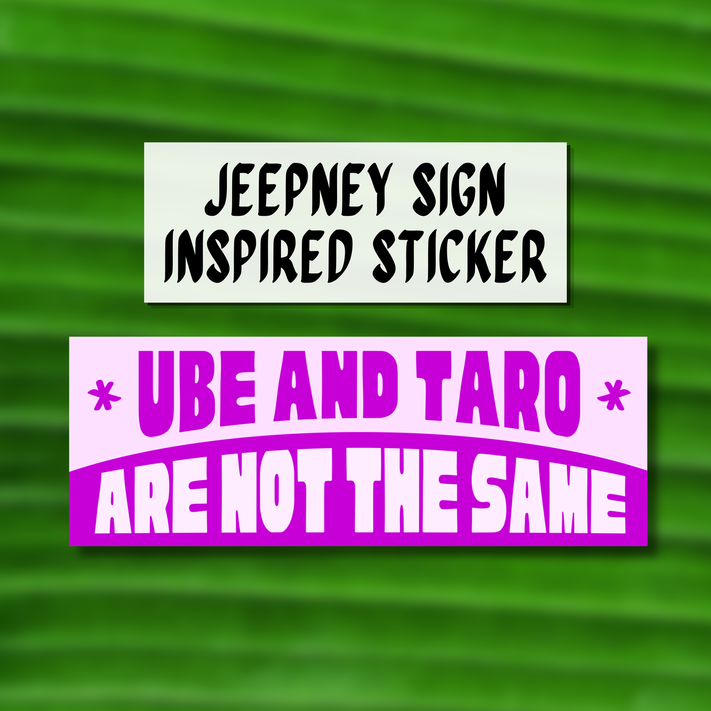 Ube and Taro Sticker