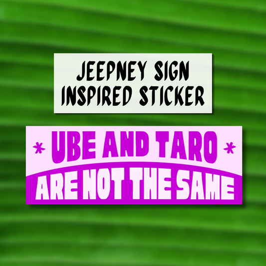 Ube and Taro Sticker