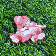 Load image into Gallery viewer, Roller Skating Babe Pin
