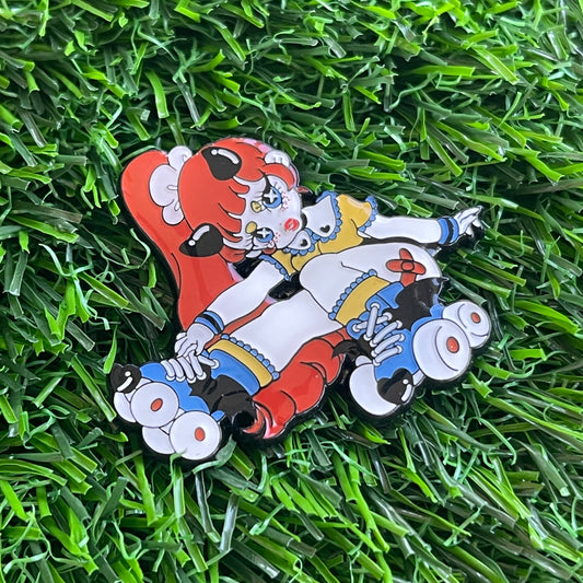 Skating Succubus Pin