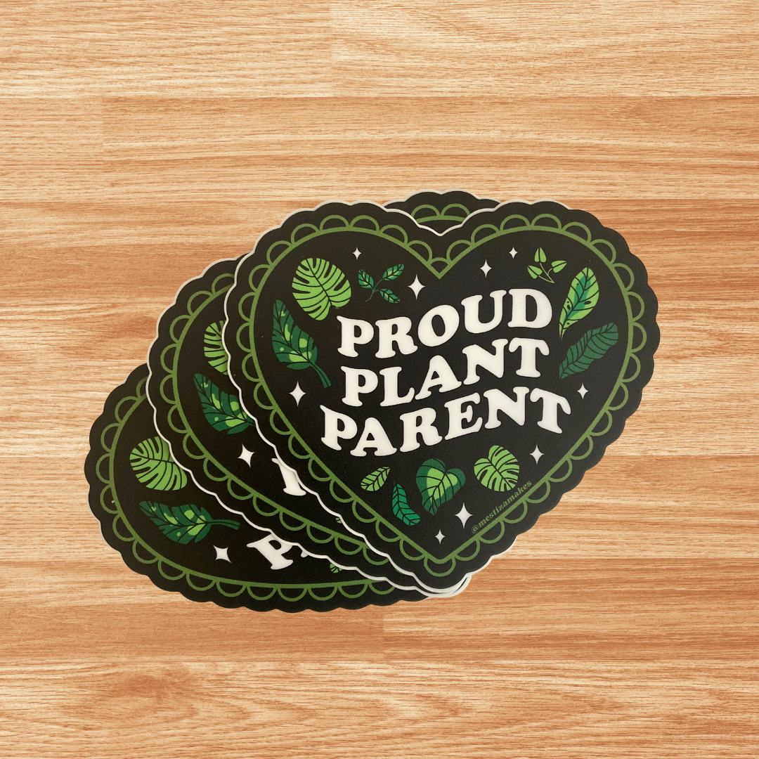 proud plant parent pot Proud Plant Parent Sticker – Mestiza Makes